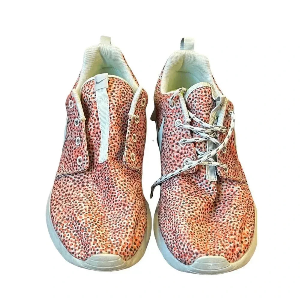 Nike Rosherun Print Cheetah Turf Orange size 8